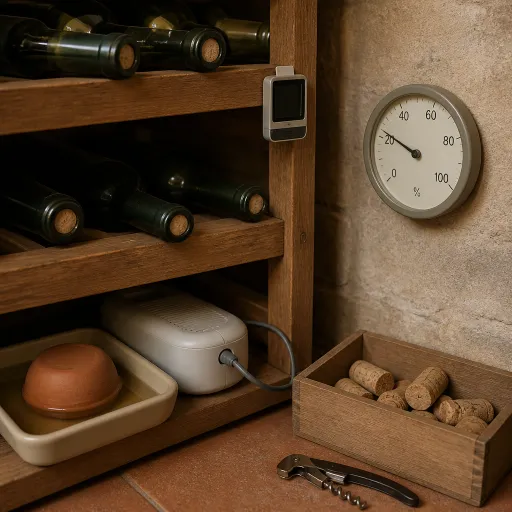 Hygrométrie en cave à vin : le paramètre oublié qui dessèche vos bouchons