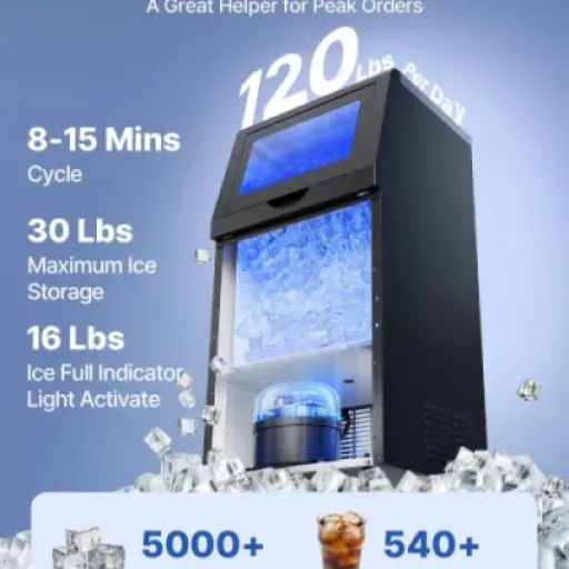 Test VEVOR Machine à Glaçons Commerciale 54 kg/24 h : beaucoup de glace, quelques prises de tête