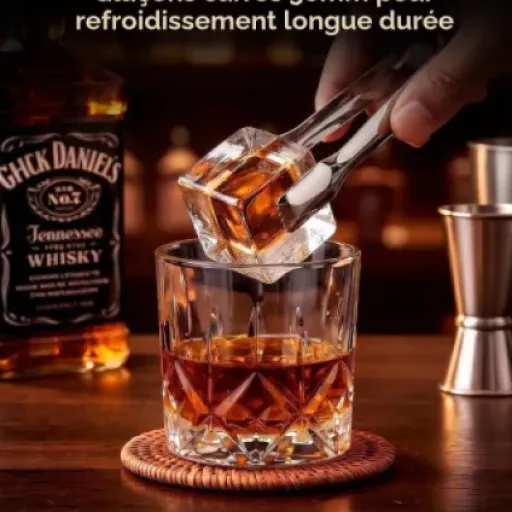 Test ecozy 50mm Machine à Glaçons Transparente : des gros glaçons propres pour le whisky, mais il faut être patient