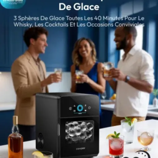 Test EUHOMY Machine à Glaçons Sphériques : des grosses boules pour le whisky, mais pas sans compromis