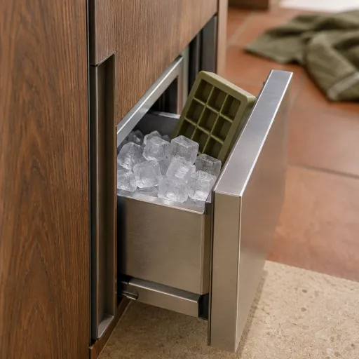 Réfrigérateur encastrable 122 cm : le choix idéal pour une cuisine optimisée et prête pour la machine à glaçons