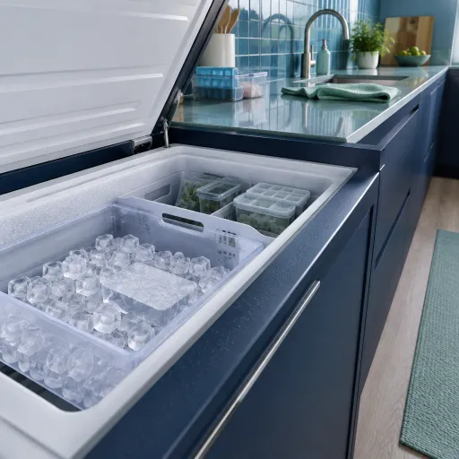 Bien choisir un congélateur top encastrable pour une cuisine optimisée et prête pour la glace