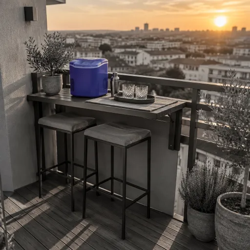 Créer un coin bar sur 2 m² de terrasse : le plan d'aménagement qui marche