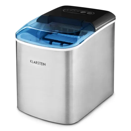 Machine a Glacons 12 kg / 24 h, 120 W pour la Maison, Capacité de 2,1L, Fabrique Rapidement Jusqu'à 12kg de Petits et Grands Glacons, Machine à Glaçons, Ice Maker avec Alarme Securité