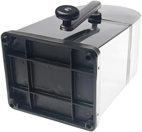 KATSU Broyeur à Glace Manuel avec Bac à Glaçons et Cuillère pour Cocktails et Smoothies, Acier inoxydable 769008