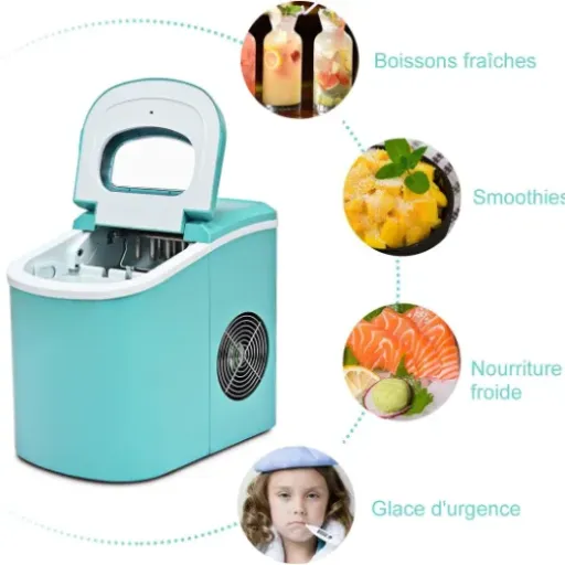 Test COSTWAY Machine à Glaçons Portable : enfin des glaçons à la demande sans remplir des bacs