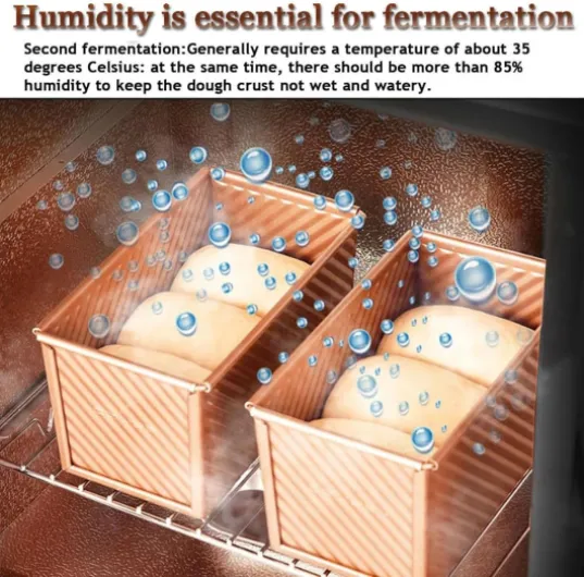 Qiang Machine à Lever La Pâte électrique 40l,Chambre De Pousse Boulangerie,Température Réglable 20 à 50°c,Contrôle Automatique De L'humidité,Fermentation Uniforme,pour Maison