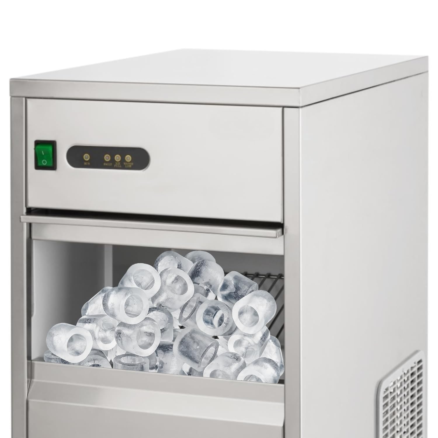Machine à Glaçons Creux Professionnelle 20 kg/24h - Réserve 5 kg - Commande Digitale - R290