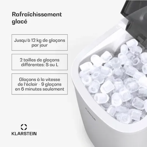 Test Klarstein Caldwell : la petite machine à glaçons qui fait le job pour l’apéro