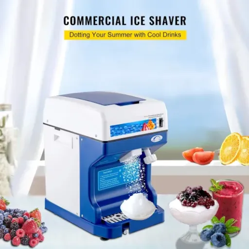 Test VEVOR Machine à Glace Pilée 250W : la broyeuse costaud mais bruyante pour gros volumes