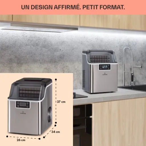Test Klarstein Chios : une machine à glaçons rapide qui fait le job sans trop de chichis
