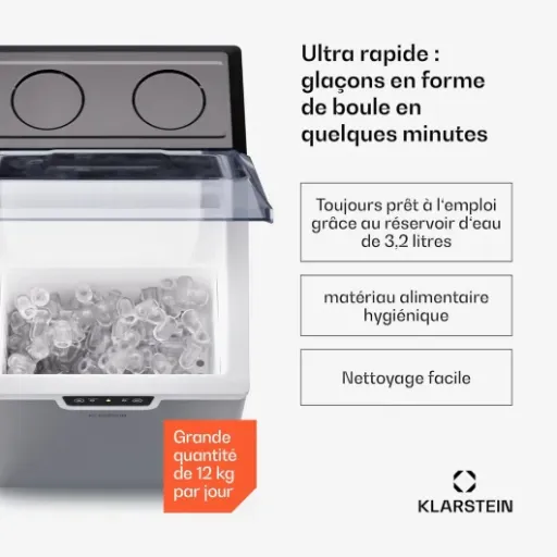 Test Klarstein Ice Festival : une machine à glaçons rapide mais pas sans défauts