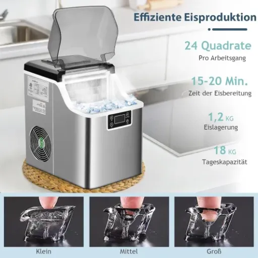 Test SOARS Machine à Glaçons 18 kg : la grosse fabrique à glaçons de comptoir qui fait le job