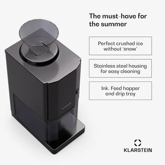 Machine à Glaçons - Acier Inoxydable, 13kg/24h, Glaçons Transparents, Écran Tactile, Faible Consommation, Idéale pour Fêtes & Garden Parties Noir