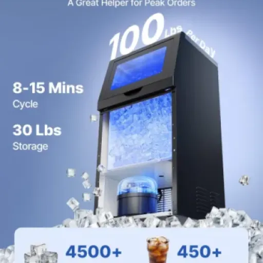 Test VEVOR Machine à Glaçons Commerciale 45 kg/24 h : la machine pas parfaite mais efficace pour les gros besoins