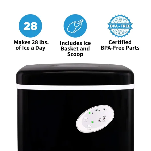 NewAir AI-100BK Black Portable Ice Maker