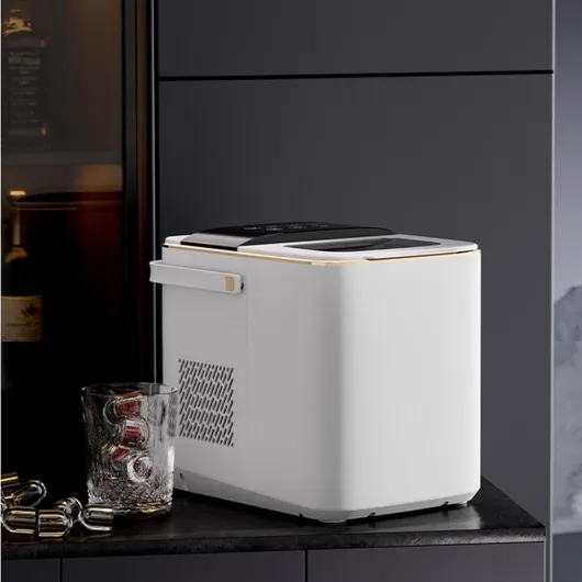 Machine À Glaçons Domestique, Machine À Glaçons Automatique, Antibactérien UV, Économie D'énergie, Réduction Du Bruit, Nettoyage À Un Bouton, 1,5 L, Adaptée au Camping, Réunions De Famille(C)