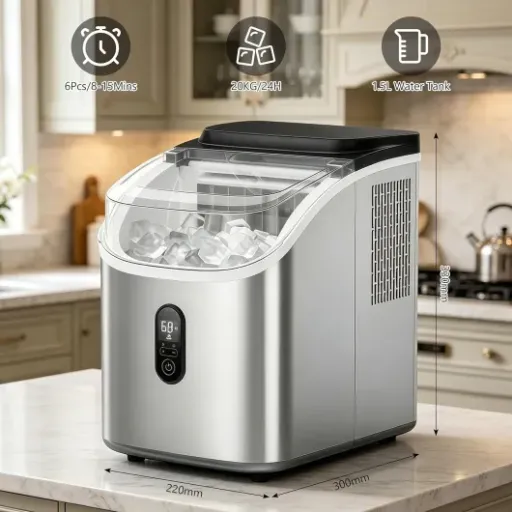 Test Machine à Glaçons Zenselect 20kg/24h : compacte, rapide, mais pas sans petits défauts