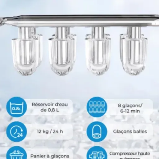 Test WELLENT Machine à Glaçons Comptoir : compacte, rapide, mais pas sans défauts