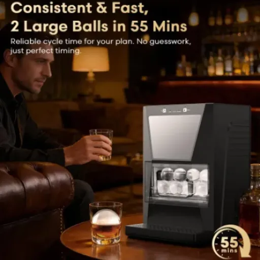 Test DOQAUS Machine à glaçons transparents : des grosses sphères pour whisky sans prise de tête (ou presque)