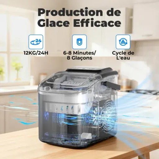 Test Machine à Glaçons Acmeenjoy 12 kg : la petite usine à glaçons qui fait le job à la maison