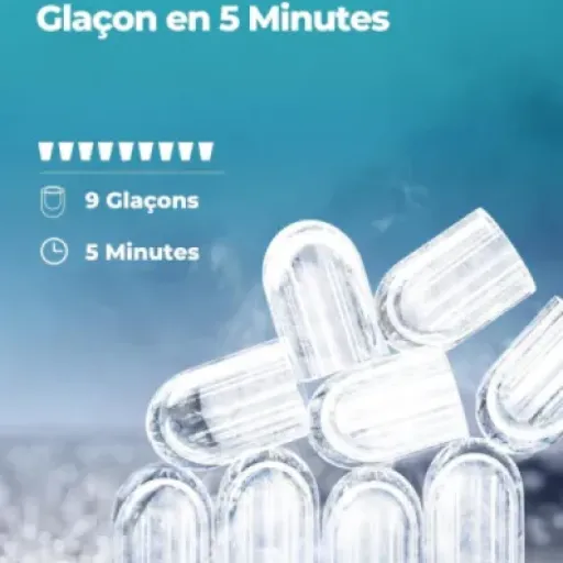 Test FOHERE Machine à Glaçons 14 kg : la petite machine qui remplit vite le seau à glace