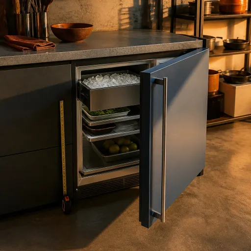 Comment choisir un frigo encastrable 122 cm pour une cuisine optimisée et une production de glace efficace
