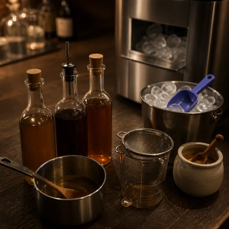 Sirops maison pour cocktails : trois recettes de base qui remplacent une étagère entière